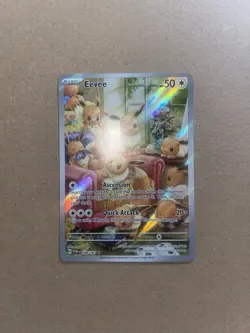Eevee 188/167 Illustration Rare Holo SV Twilight Masquerade Pokemon Card MINT - Image 2