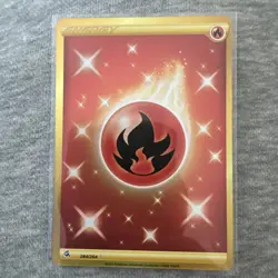 Pokemon TCG Fire Energy Fusion Strike Holo Card 284/264 - Image 1