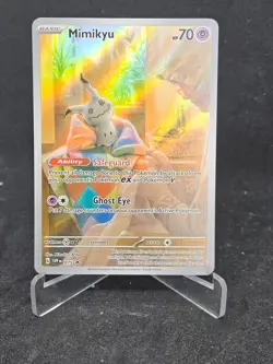 Pokemon Card Mimikyu SVO 075 Black Star Promo - Image 1
