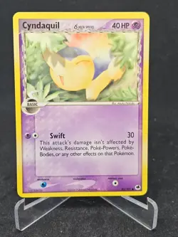 Pokemon Card Cyndaquil 45/101 EX Dragon Frontiers Common - Image 1