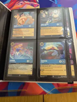 Disney Lorcana TCG Mickey Binder + 40 RARE Cards - Image 3
