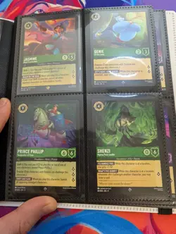 Disney Lorcana TCG Mickey Binder + 40 RARE Cards - Image 5