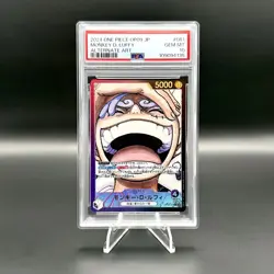 PSA 10 Luffy OP09-061 Emperors In The New World Japanese One Piece Card - Image 1