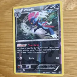 WEAVILE 61/114 POKEMON CARD (STEAM SEIGE SET) REVERSE HOLO - Image 4