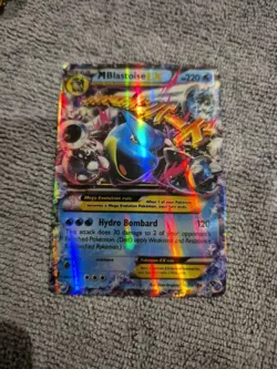 Pokemon TCG Mega M Blastoise EX Holo Card 30/146 Ultra Rare 2016 XY - Image 2
