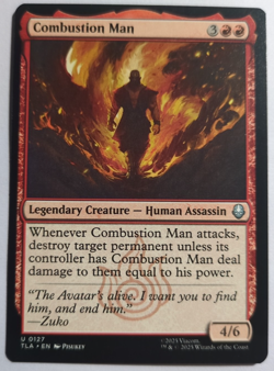 MTG Magic The Gathering - Combustion Man - Avatar (#127) Reg NM - Image 1