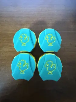 4x Chocobo Bundle Click Wheel Life Counter Magic: The Gathering Final Fantasy - Image 3