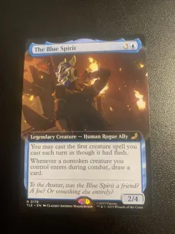 MTG The Blue Spirit 0178 Regular (Extended Art) Avatar TLE NM - Image 1