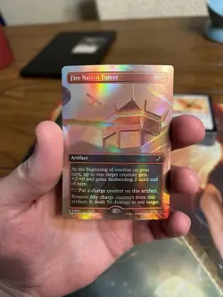 Fire Nation Turret Borderless Avatar The Last Airbender MTG NM - Image 1