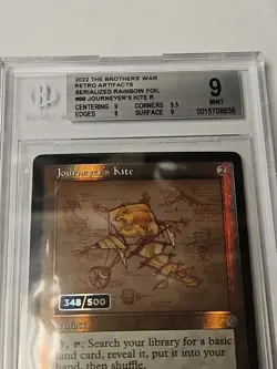 Magic MTG - Journeyer's Kite BGS 9 Serial 348/500 BRR #88 - Image 5