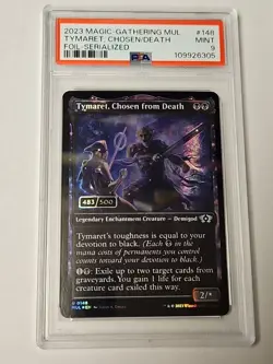 Magic MTG - Tymaret, Chosen From Death MUL #148 Serial 483/500 PSA 9 Multiverse - Image 1