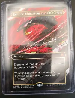 Ruinous Ultimatum (Borderless) Special Guests MTG Regular Near Mint - Image 3
