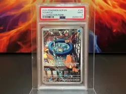 2024 POKEMON SCR EN-STELLAR CROWN ILLUSTRATION RARE #148 SQUIRTLE PSA 9 ????? - Image 1