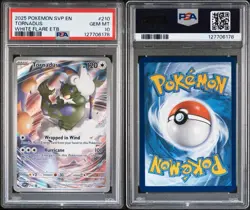 PSA 10 Tornadus Illustration Rare #210 English Pokemon White Flare ETB Promo - Image 3