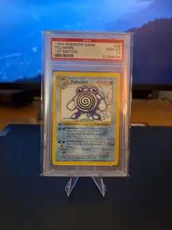 PSA 10 POLIWHIRL 1ST EDITION 1999 POKEMON GAME BASE SET #38 CARD SHADOWLESS - Image 1