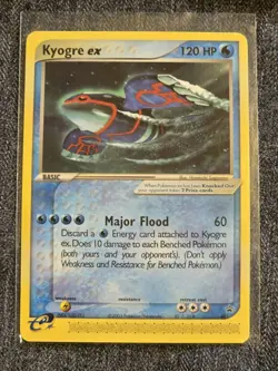 Pokemon TCG 2003 Nintendo Kyogre EX Black Star Promo 🌟 #1 Non-holo - Image 1