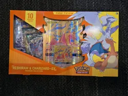 Pokemon TCG Reshiram & Charizard GX Premium Collection Box New Factory Sealed - Image 1