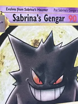 Pokemon TCG Sabrina's Gengar Gym Challenge 29/132 1st Edition Rare Card - Image 2