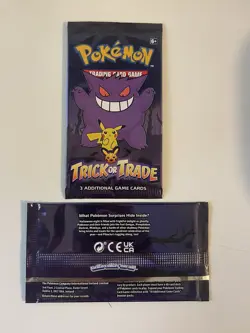 2 Pokemon Trick Or Trade Booster PacksHalloween 3 Cards Each Pack 2022 Sealed - Image 2