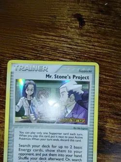 Pokemon Mr. Stone's Project 77/101 Reverse Holo EX Dragon Frontiers - Image 4