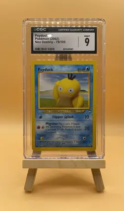 2002 Psyduck Pokemon Neo Destiny Unlimited 79/105 CGC Mint 9 - Image 1