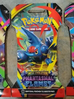 3 Pokemon Mega Evolution Fantasma Flames Packs New/Sealed Packs Lot - Image 1
