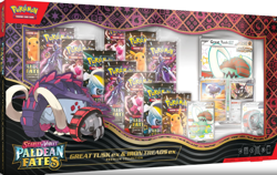 Pokemon TCG Paldean Fates Great Tusk ex & Iron Treads ex Premium Collection - Image 1