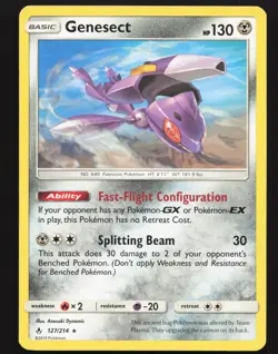 Genesect 127/214 Rare Pokemon SM - Unbroken Bonds Near Mint or Better - Image 1