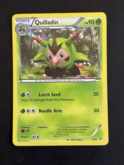 2013 Pokemon TCG Quilladin Holo Card XY Kalos Starter Set 4/39 - Image 1