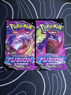 Lot Of Two (2) - Pokemon TCG Fusion Strike Booster Packs!! - Image 1