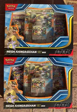 2 x Pokemon TCG Mega Kangaskhan Ex Box New & Sealed - Image 1