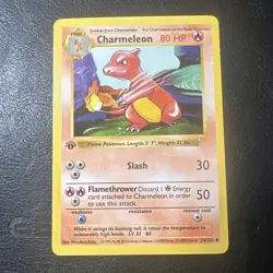 Charmeleon 1st Edition Base Set 24/102 WOTC Vintage Pokemon 1999 - Image 1
