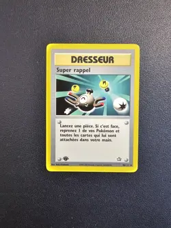 Carte Pokemon Super Rappel 98/111 Edition 1 Neo Genesis Wizards FR - Image 1