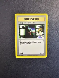 Carte Pokemon Teleporteur de Leo 91/111 Edition 1 Neo Genesis Wizards FR - Image 1