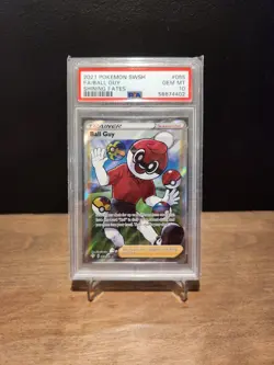 Pokemon Ball Guy Shining Fates Full Art #065 PSA 10 Gem Mint - Image 1