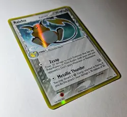 Pokemon Karte Raichu 15/110 holo | Ex Holon Phantoms EN 2006 Vintage, NM-Mint - Image 3