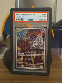 Drowzee Art Rare Japanese Pokemon SV1V PSA 10 Gem Mint 086/078 - Image 2