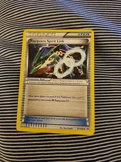 Rayquaza Spirit Link - 87/108 - Pokemon Roaring Skies XY Rare LP - Image 1