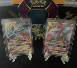 Pokemon TCG Japanese Tag team 2 Card Bundle: Reshiram & Charizard GX - Image 1