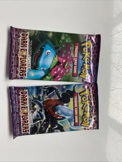 Two Unique, Pokemon TCG 10 Card Booster Packs Dark Explorer, Factory Sealed - Image 1