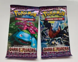 Two Unique, Pokemon TCG 10 Card Booster Packs Dark Explorer, Factory Sealed - Image 2