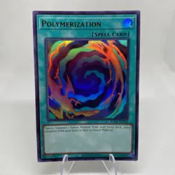 Yugioh Polymerization KC01-EN038 Ultra Rare NM 25th Anniversary Kaiba Set - Image 1