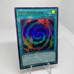 Yugioh Polymerization KC01-EN038 Ultra Rare NM 25th Anniversary Kaiba Set - Image 5