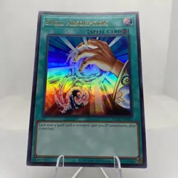 Yugioh Spell Absorption KC01-EN052 Ultra Rare 25th Anniversary Kaiba Set - Image 3