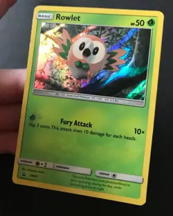 3 X PROMO Pokemon Cards Rowlet SM01 Litten 24/149 Popplio SM03 Alolan Starters - Image 3