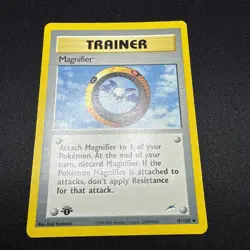 Magnifier 101/105 Neo Destiny-1st Edition Regular MP Pokemon Card - Image 1
