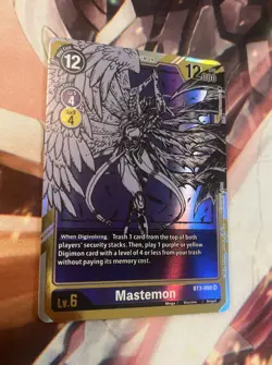 Digimon Card Game Mastemon BT3-090 SR Alt Art - Image 1
