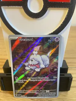 Pokemon TCG Greavard Illustration Rare Card 214/198 Scarlet & Violet Base Set - Image 1