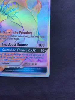 Pokemon Cards: Sun & Moon Secret Rare Full Art: Gumshoos GX 157/149 - Image 4