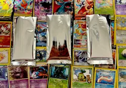 Silver PACK!! Pokemon cards 5 HOLO's+20unc/comm GREAT VALUE! Sealed packs - Image 1